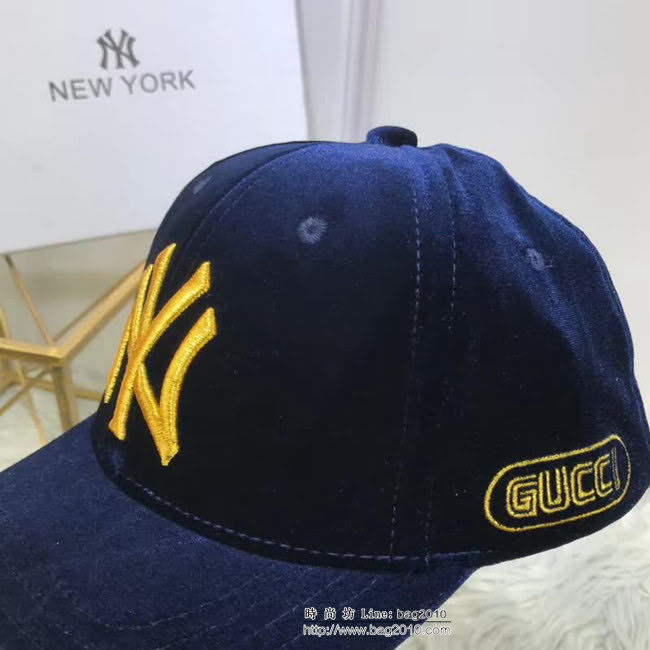 MLB 新款專櫃同步 NY與Gucci聯名棒球帽 6881908 LLWJ5801